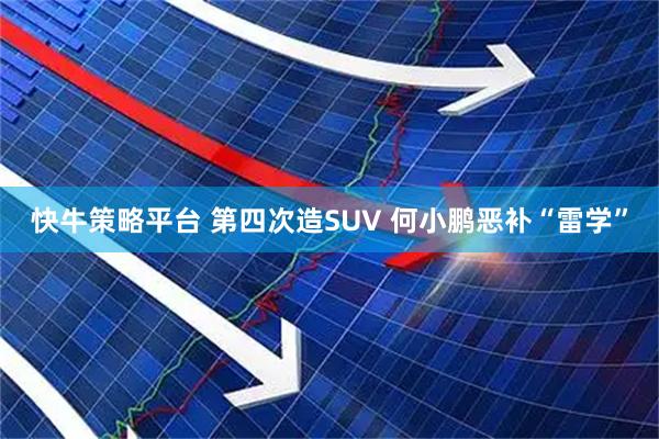 快牛策略平台 第四次造SUV 何小鹏恶补“雷学”